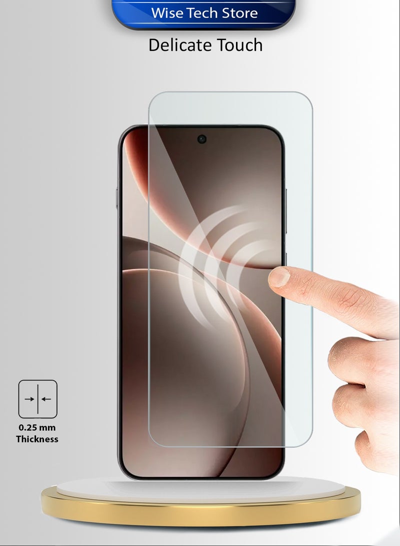 Wtech Oppo Find X9 Pro 5G 2025 WTech Premium Series Curved Edges 9H 2.5D Tempered Glass Screen Protector (MSG9CN) - Clear - Image 4