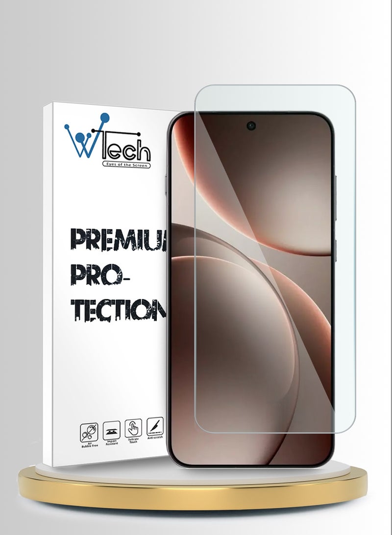 Wtech Oppo Find X9 Pro 5G 2025 WTech Premium Series Curved Edges 9H 2.5D Tempered Glass Screen Protector (MSG9CN) - Clear - Image 1