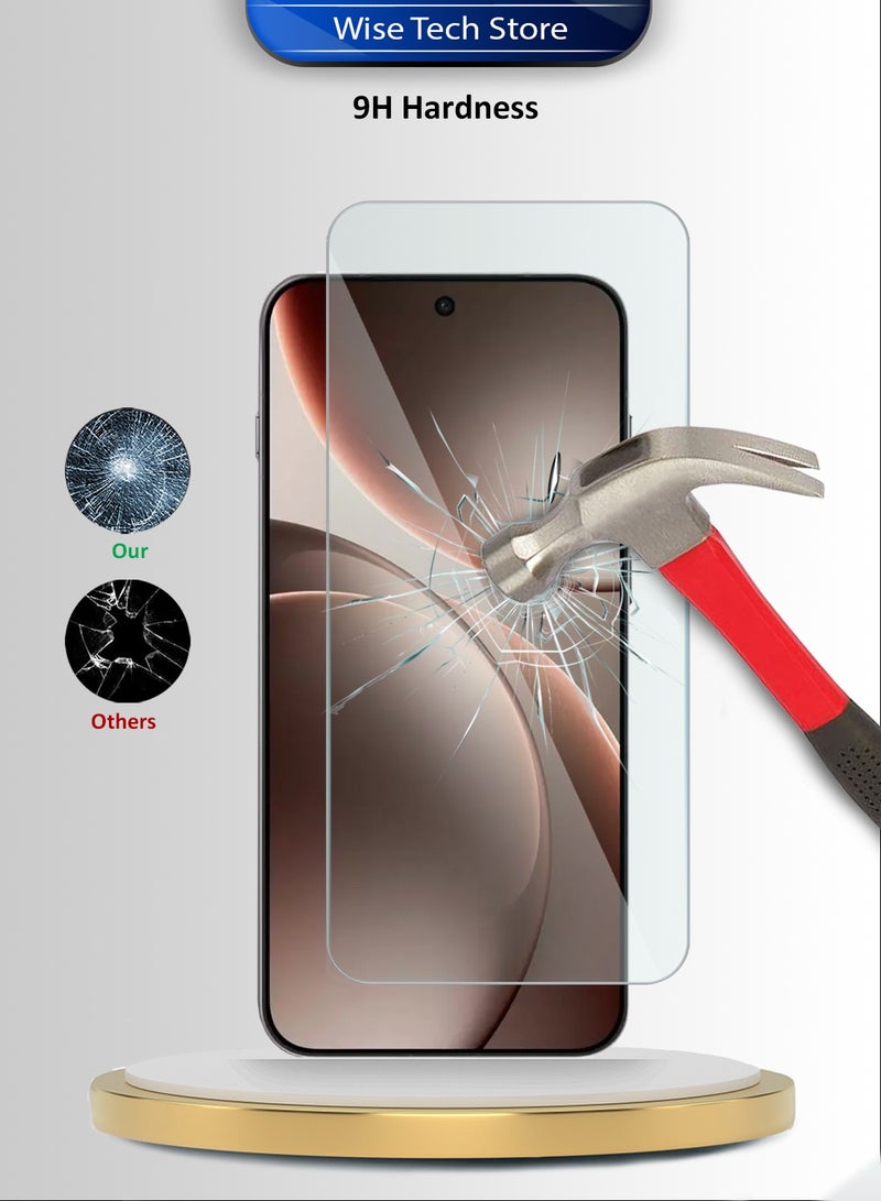 Wtech Oppo Find X9 Pro 5G 2025 WTech Premium Series Curved Edges 9H 2.5D Tempered Glass Screen Protector (MSG9CN) - Clear - Image 3