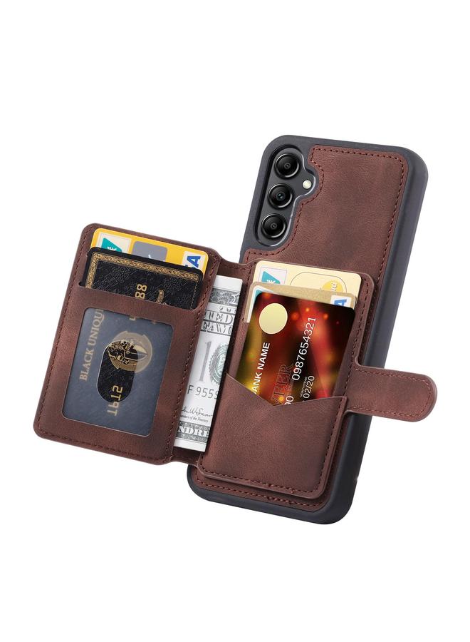 اس-توب جراب لهاتف Samsung Galaxy A36 5G Skin Feel Dream RFID مضاد للسرقة مصنوع من مادة البولي يوريثان وحقيبة بطاقات - Image 3