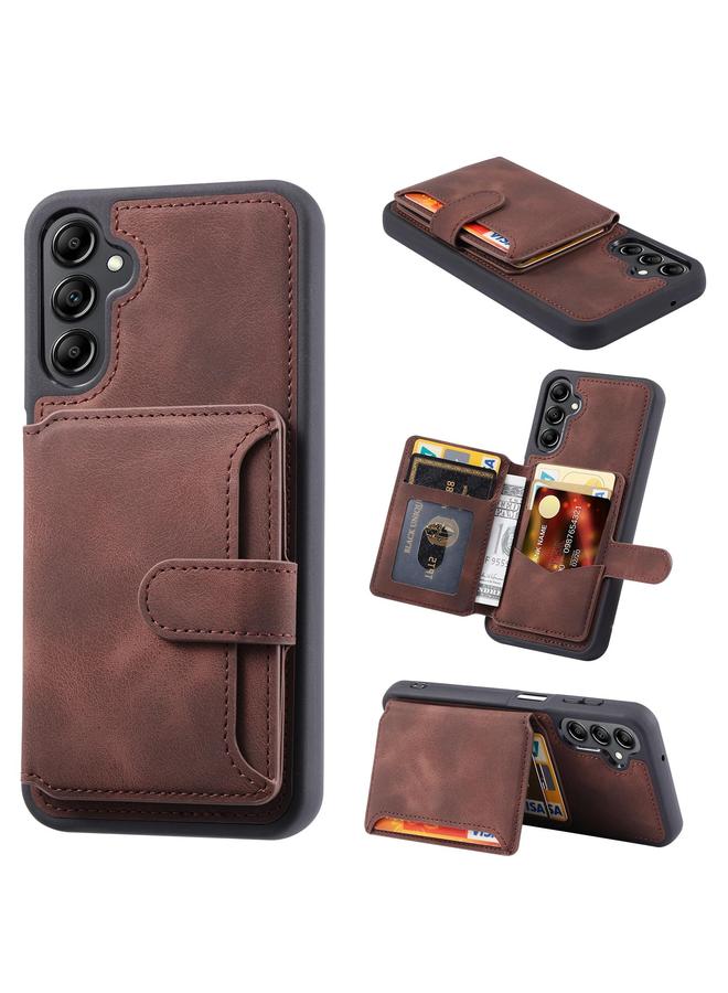 اس-توب جراب لهاتف Samsung Galaxy A36 5G Skin Feel Dream RFID مضاد للسرقة مصنوع من مادة البولي يوريثان وحقيبة بطاقات - Image 1