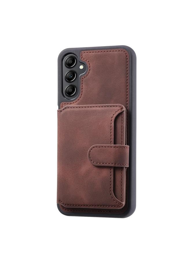 اس-توب جراب لهاتف Samsung Galaxy A36 5G Skin Feel Dream RFID مضاد للسرقة مصنوع من مادة البولي يوريثان وحقيبة بطاقات - Image 2