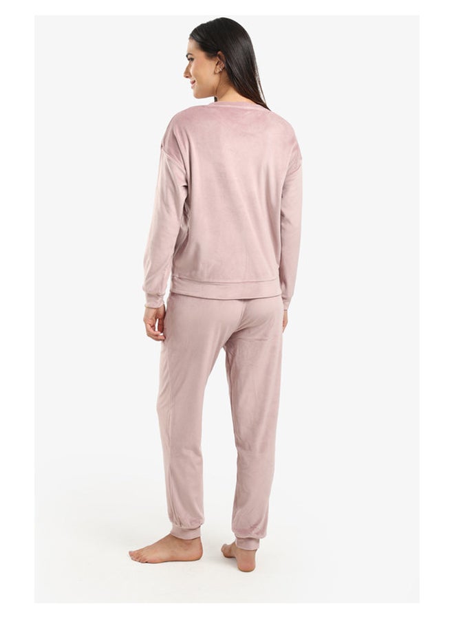 Carina Cozy Velvet Pajama Set - Image 3