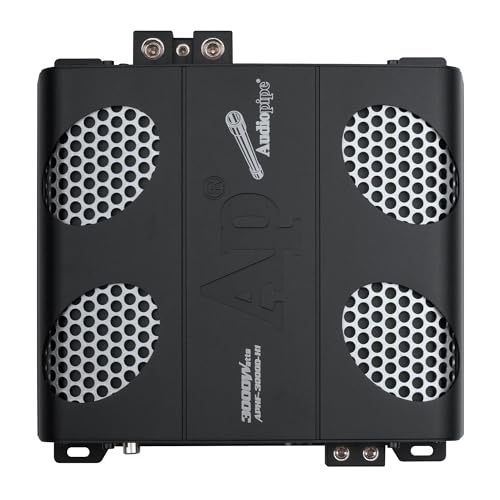 Audiopipe 3000 Watts Full Range Class D Mosfet Amplifier (APHF-3000D-H1), 4-Point Protection System, 1 Ohm, BTL Mode, Remote Bass Control Knob - Image 3