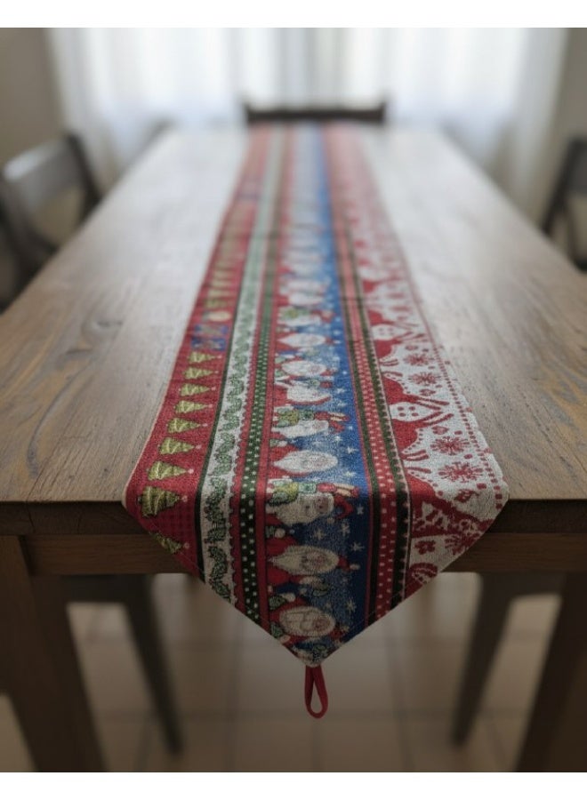 مفرش منتصف السفرة الفاخر لأجواء الكريسماس مع تصاميم عيد الميلاد المختلفه متعدد الاشكال - Image 2