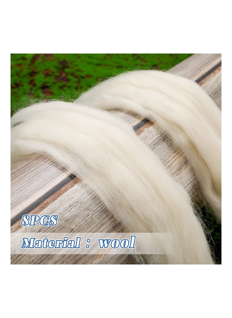 Lambs Wool for Toes Soft Feet Cushion Toe Separator Lambs Wool Corn Cushion Pads Blister Prevention Bunions Callus Remover Cushions Hammer Toe Relief for Shoes or Feet, 3/8 oz (8 Pcs) - Image 2