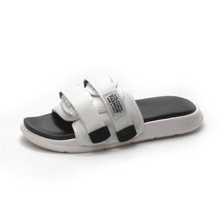 Southeast Asia Couple Slipper Sandals White White