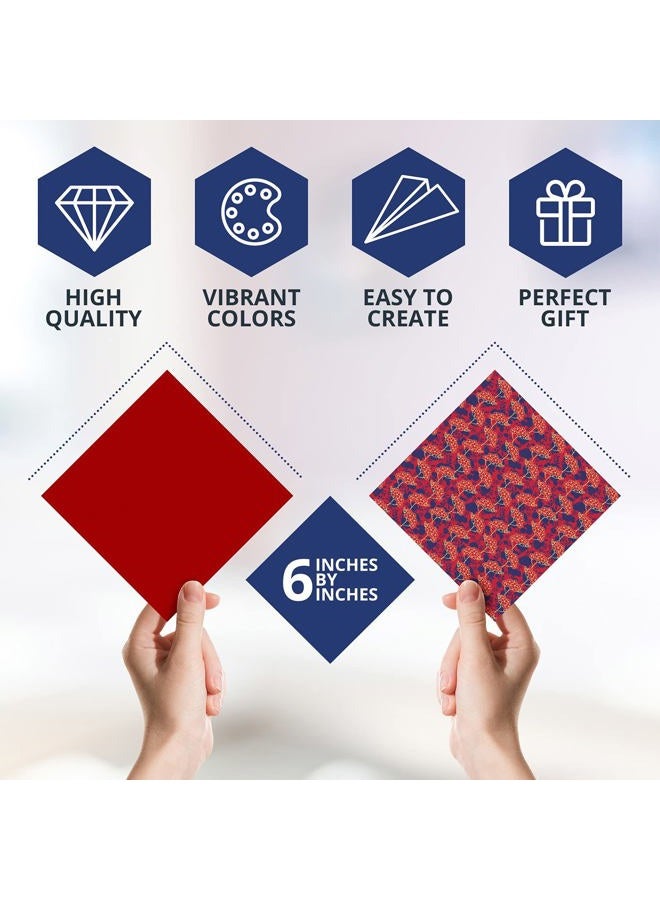 KOOL KRAFTS Origami Paper - 100 Origami Paper Kit - Set Includes, 100 Sheets 20 Colors 6x6, Origami Book 25 Easy Colored Projects, Kids Crafts, Christmas Gifts for boys 8-12 - Image 3