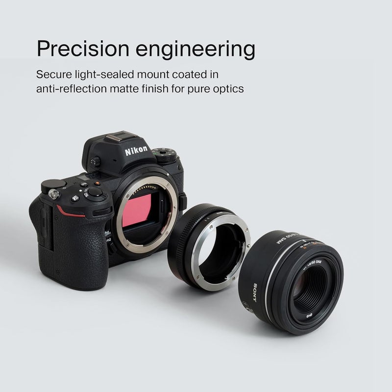 Urth Lens Mount Adapter: Compatible for Nikon Z Camera Body to Sony A (Minolta AF) Lens - Image 4