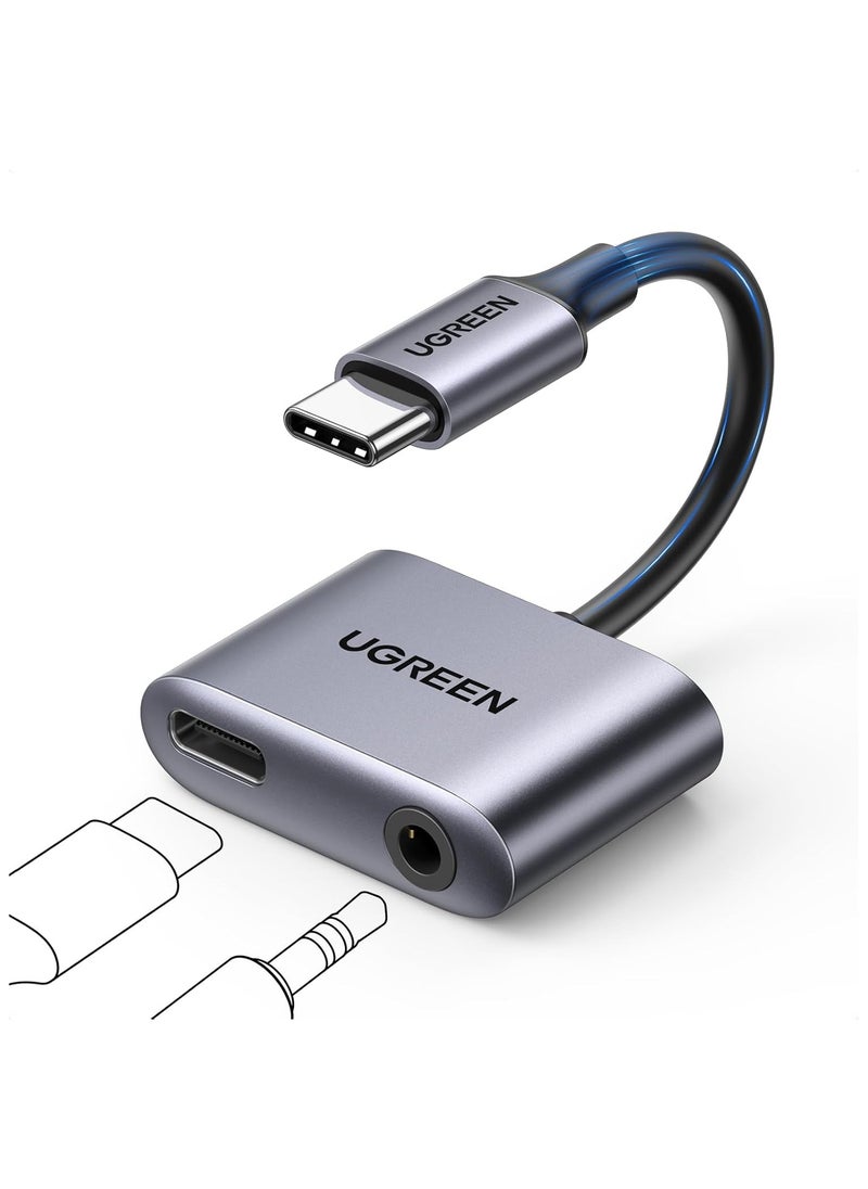 Ugreen UGREEN USB C To 3.5mm Audio Adapter USB C Headphone Adapter Jack and Charger Type C to Aux Dongle Compatible with iPad Pro 2022,Air 5,Samsung Galaxy S23/S23+/S23 Ultra/S22,Note 20,Tab S7 Redmi Pad  - Image 1