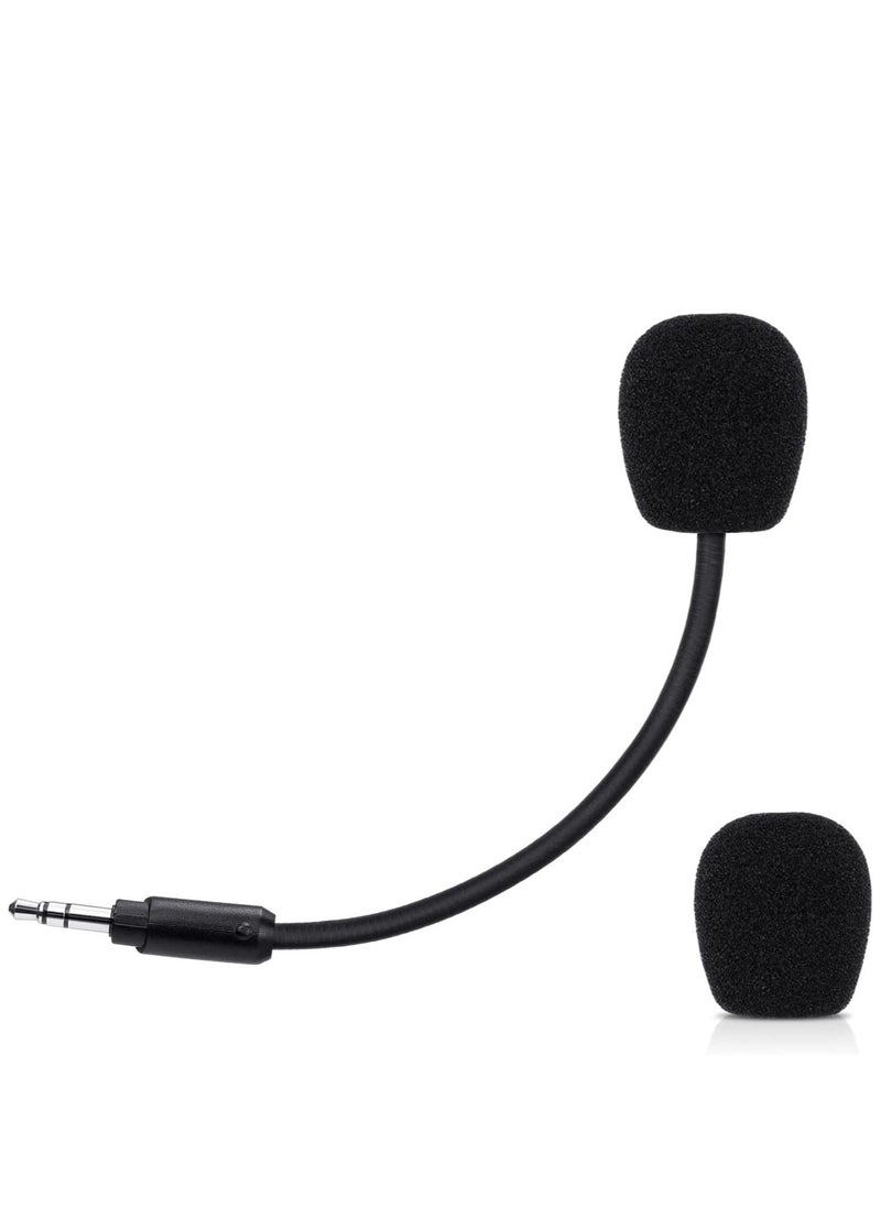 VKL - Mic Replacement for Logitech G433 / G233 Wired Gaming Headsets, 3.5mm Detachable Unidirectional Game Boom Microphon - Image 1