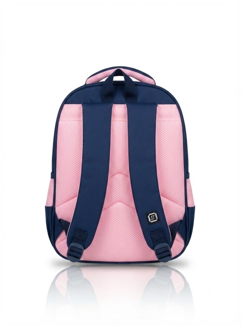 girls school backpack bag with 3D floral print,36x30x20 cm - Image 5