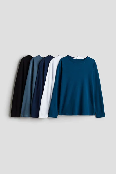 H&M 5-Pack Jersey Tops