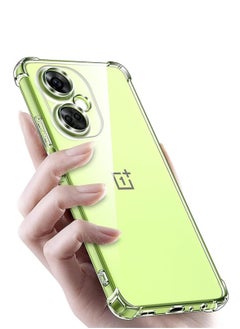 OnePlus Nord CE 3 TPU Bumper Corner Case with Camera Lens Protection Transparent Protective Back Cover