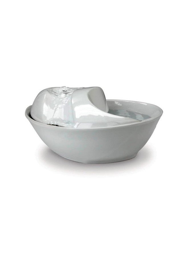 Pioneer Pet Raindrop Fountain, Pet Drinking Fountains (60 Oz., White Ceramic) - Image 3