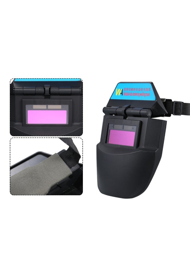 Adjustable Welding Helmet Auto Darkening Welding Mask Black 20 x 26centimeter  - Image 3