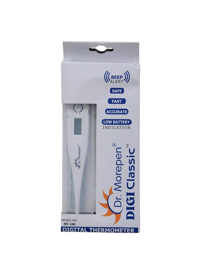 Dr. Morepen ترمومتر رقمي بلاستيكي د. مورن MT-100 (مورن) (أبيض)، عبوة من 1 - Image 1