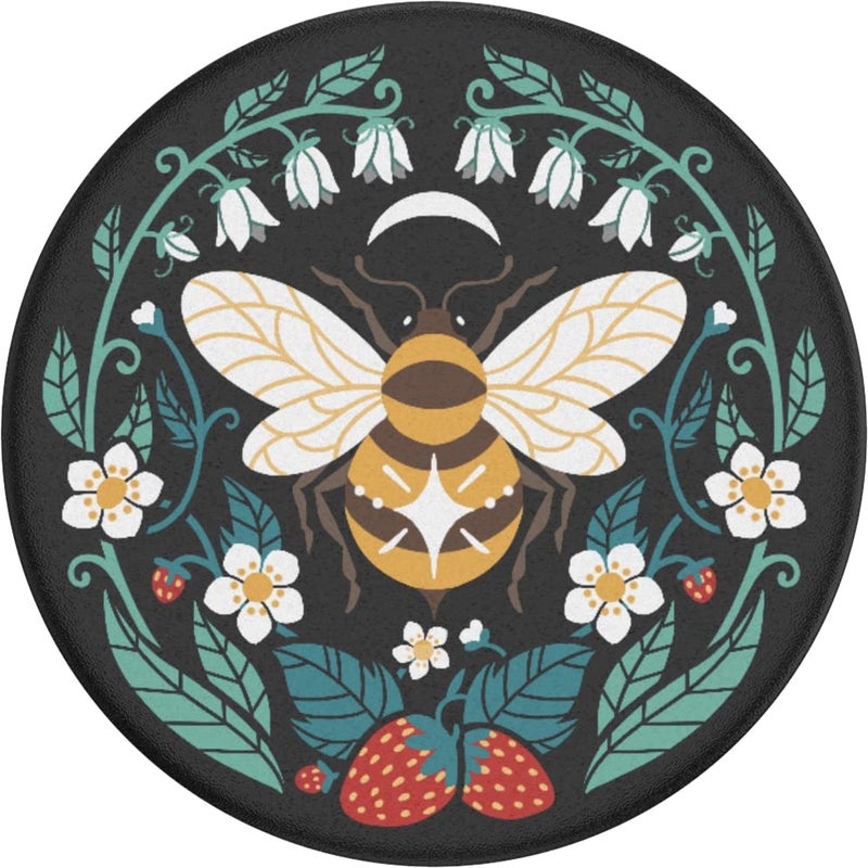 POPSOCKETS قبضة هاتف بوب سوكيت مع قاعدة قابلة للتوسيع، حيوان - نحلة بوهو - Image 3