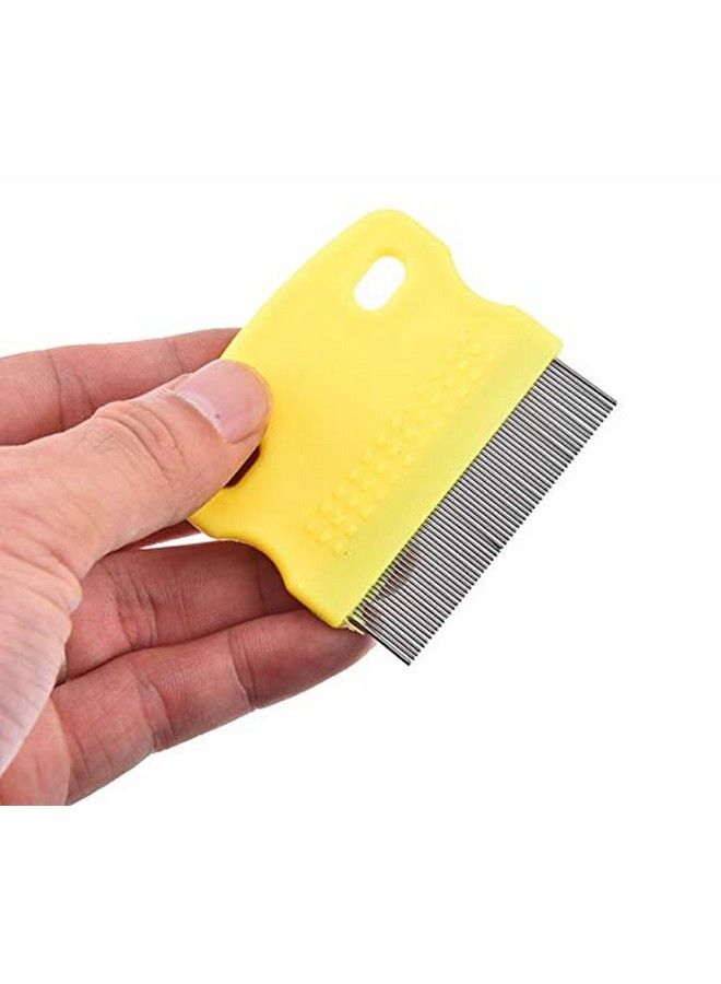 Terminator Lice Comb No Nit Hair Rid Headlice Superdensity Stainless Steel Metal Teeth Remove Nits Brush Comb (Mix Color)