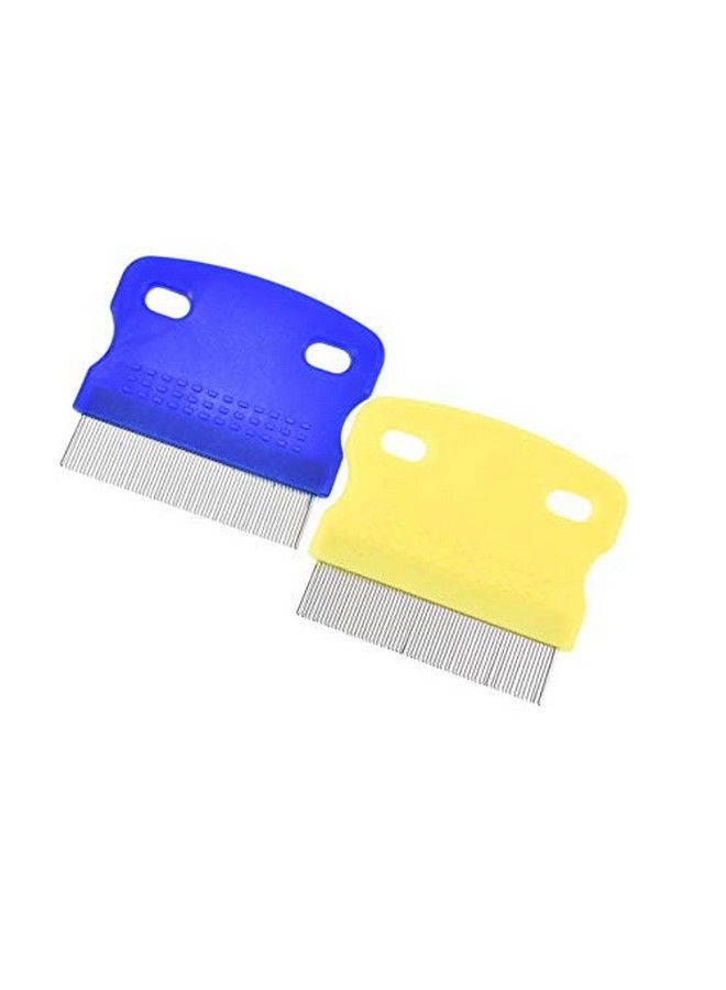 Terminator Lice Comb No Nit Hair Rid Headlice Superdensity Stainless Steel Metal Teeth Remove Nits Brush Comb (Mix Color)