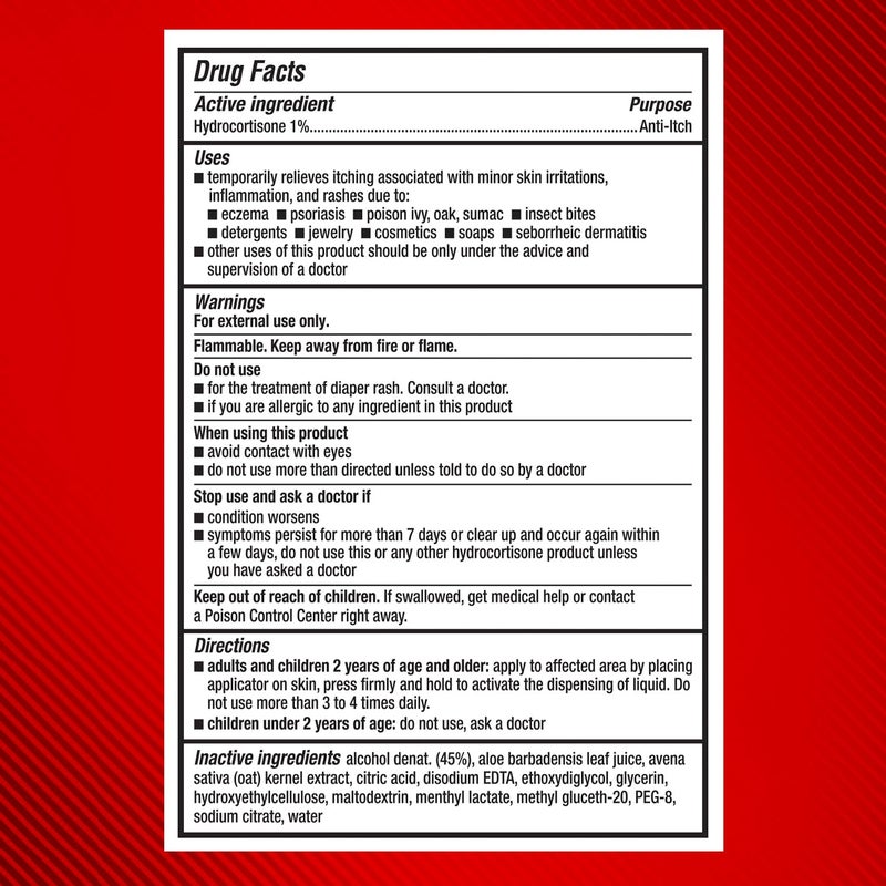 Cortizone 10 Cortizone-10 Maximum Strength Soothing Aloe Itch Relief No Mess Applicator, 1% Hydrocortisone, Fast-Acting, Anti-Itch Liquid for Bug Bites, Rash, Eczema, Psoriasis, 1.25 fl oz (Pack of 6) - Image 2