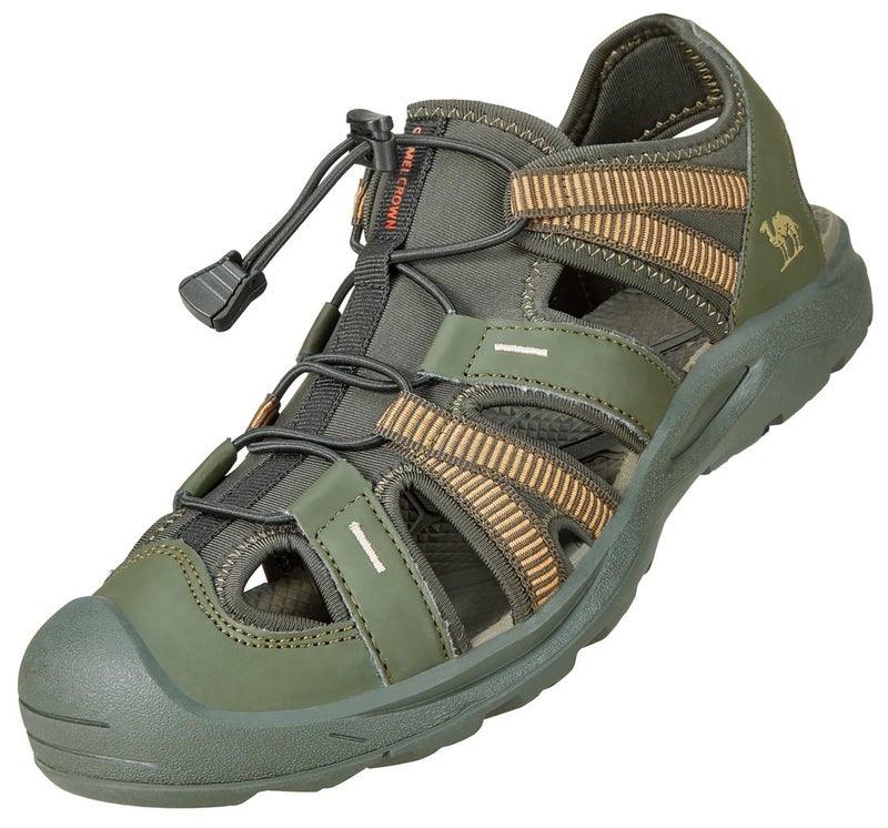 CAMEL CROWN Men's Waterproof Hiking Sandals Closed Toe Water Sandals Athletic Sport Sandals Summer Sandal Beach sandals for Outdoor Green 7 - Image 1