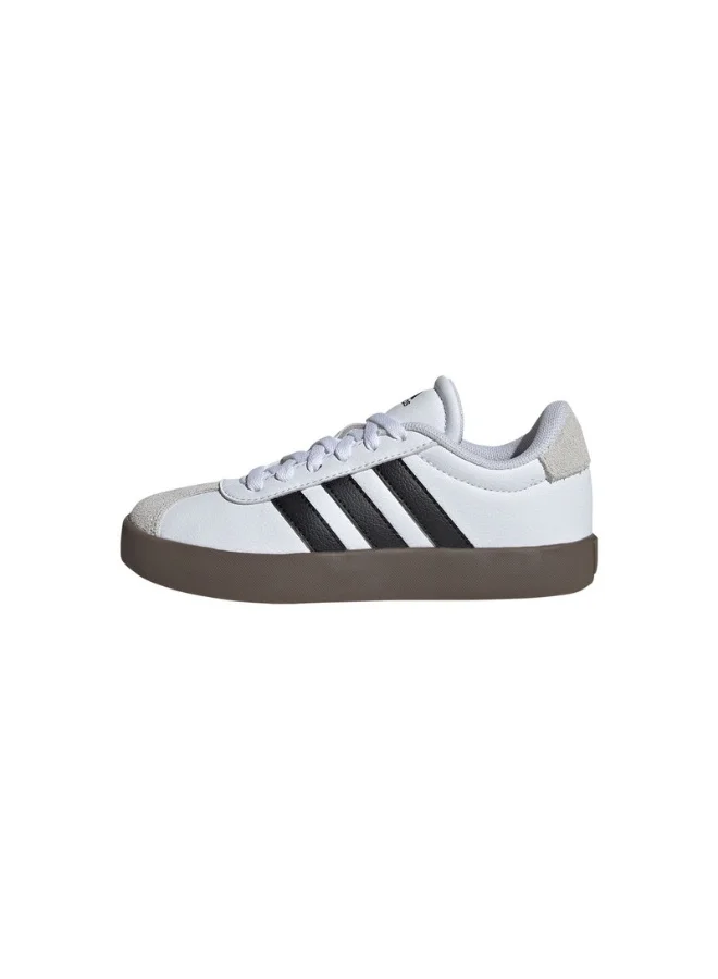 Adidas Adidas Vl Court 3.0 K White Sportswear Shoes For Kids 10K