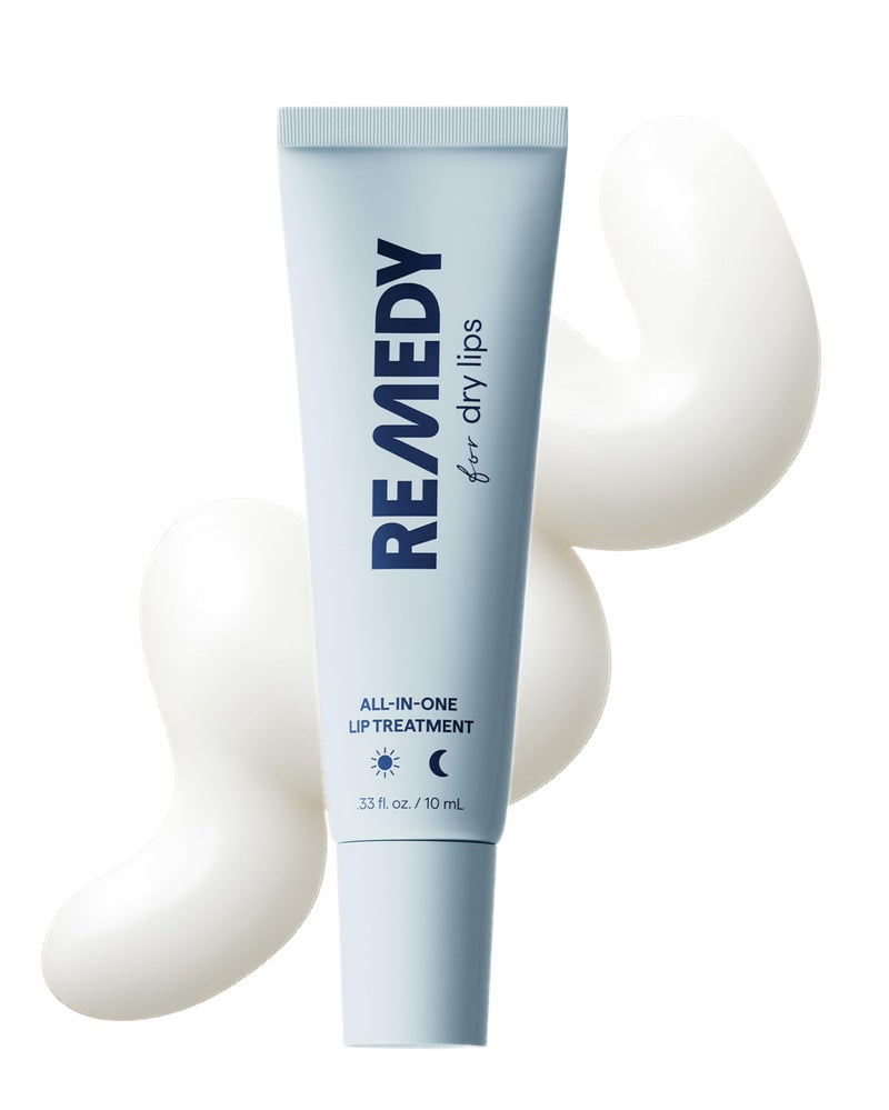 Remedy علاج الشفاه الجافة - بلسم شفاه مرطب وشفائي مع السيراميدات، الببتيدات، والدايميثيكون - يصلح الشفاه الجافة والمتشققة - بواسطة طبيب الجلدية الدكتور شاه - Image 1