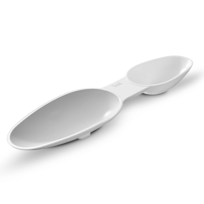 Regen 10pcs REGEN 5ml25ml Double Sided Spoon Reusable Plastic Medicine Spoons
