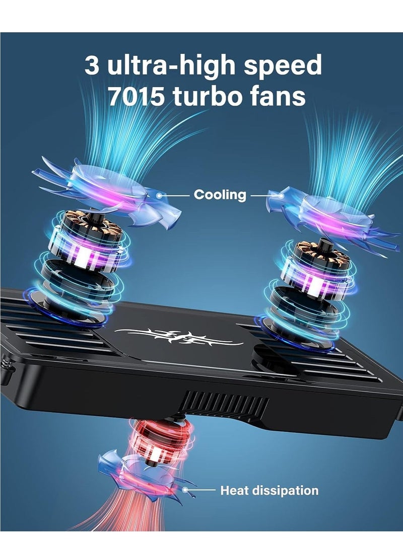 Laptop Stand, Adjustable Cooling Pad, Aluminum Cooler Stand for Desk, Multi-Angle Compatible with MacBook Air Pro, All Notebooks 10-15.6 - Image 4