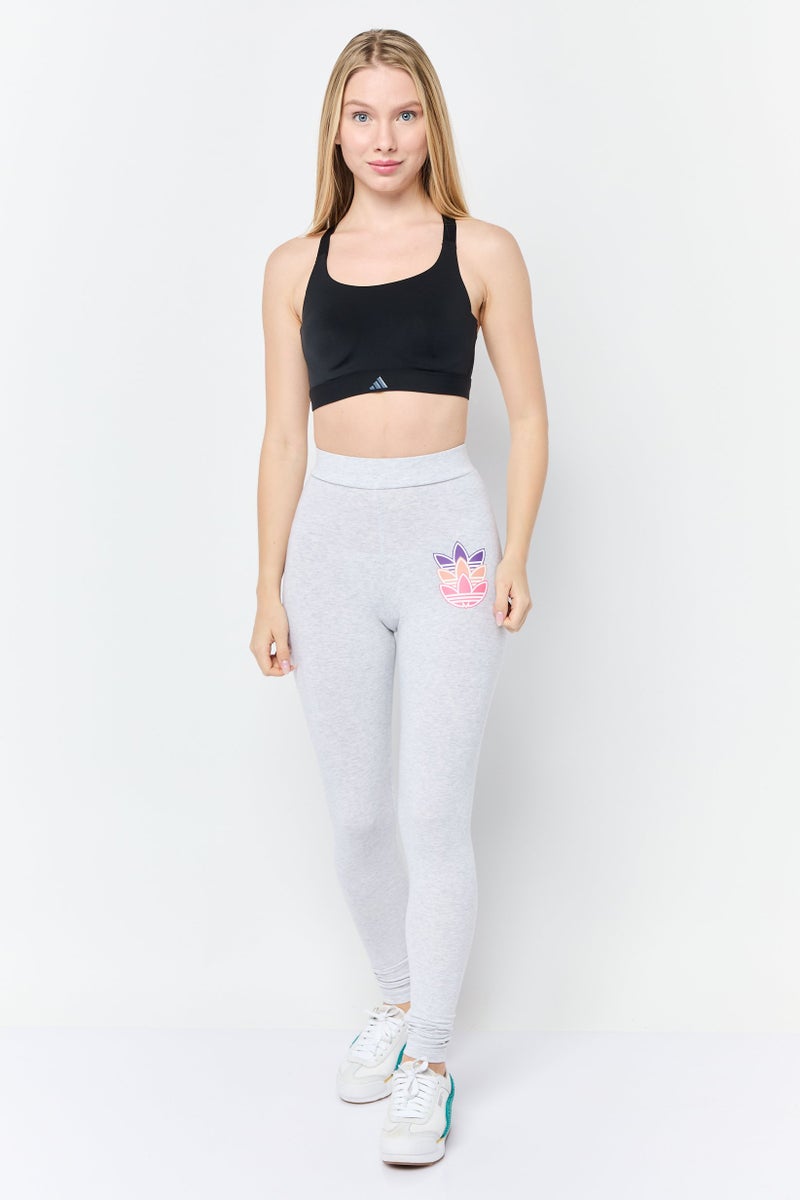 Adidas Women Brand Logo Padded Sports Bra, Black - Image 2