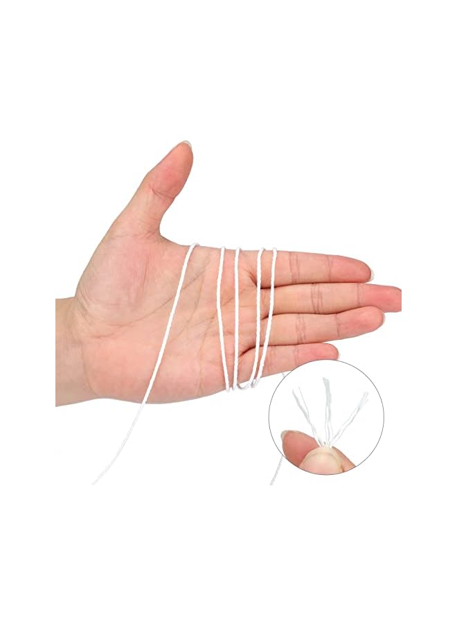 The Bros 200M (218 Yard) 12-Ply Cotton Twine String,Cooking Kitchen Twine String Craft String Baker Twine for Tying Homemade Meat,Making Sausage,DIY Craft and Gardening Applications (Natural White)  - Image 3