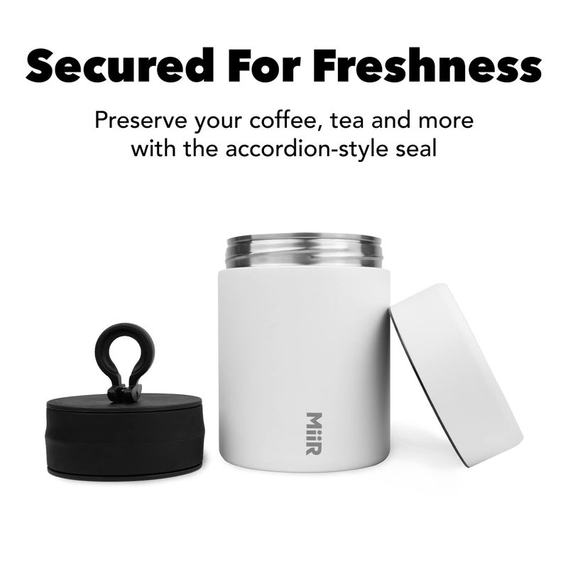 MiiR Airtight Coffee Canister, Portable Storage for Coffee, Tea, and Espresso, Stainless Steel Construction - Locks in Freshness for Your Favorite Beans and Leaves - Image 3