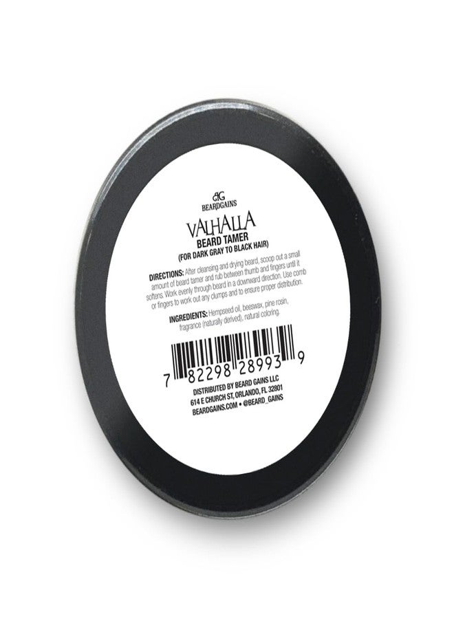 Beard Gains Organic Beard Tamer Tinted Wax: shape, style & groom facial hair with natural hold. Easy wash-out, all-day control. For all beard types (Valhalla Black) - Image 2