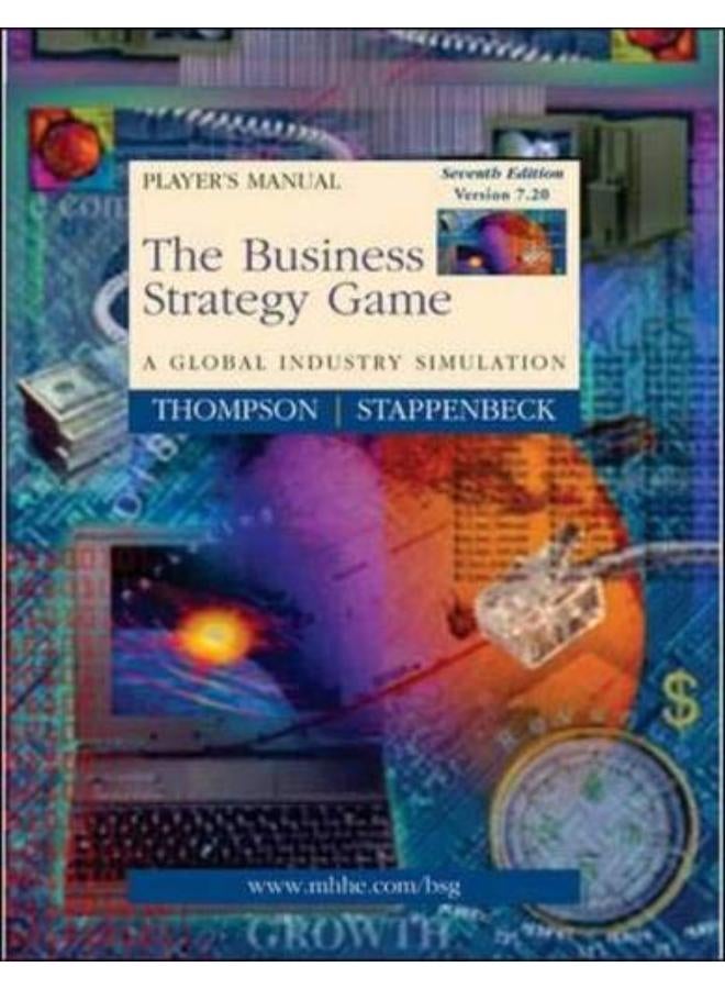 Business Strategy Game Player`s Package V7.20 (Manual, Download Code Sticker & CD) 
