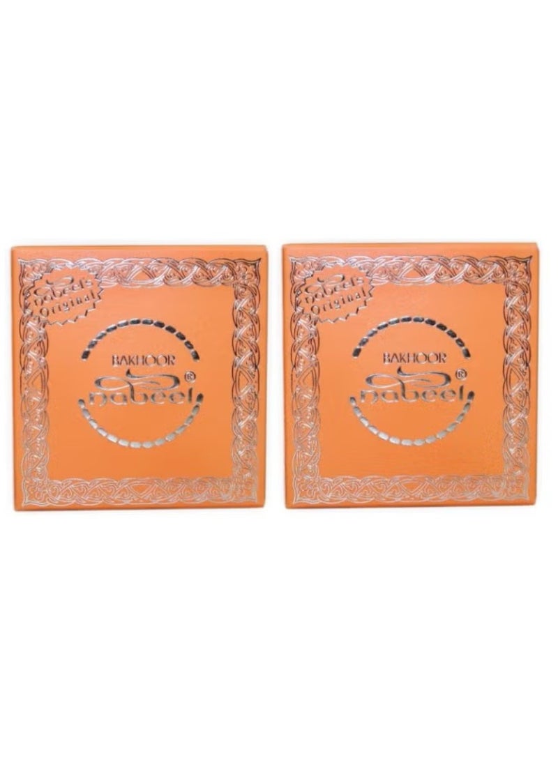 Nabeel 2 Pcs Nabeel Bakhoor Oriental-Woody Incense  40 Grams - Image 1