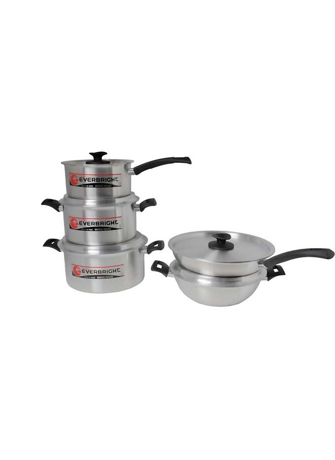EverBright - Alu Cooking Ware 10Pcs Induction - Image 1