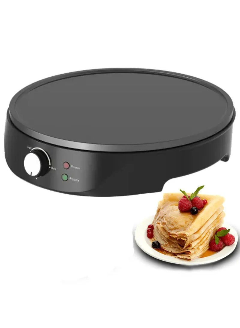 JEC Non-Stick Pan for Dosa, Pancake, Flatbreads, Crepe Maker Multi-Purpose Skillet for Grilling & Cooking, Easy Clean, Even Heat Distribution, Perfect for Breakfast & Snack 1000W - Image 2