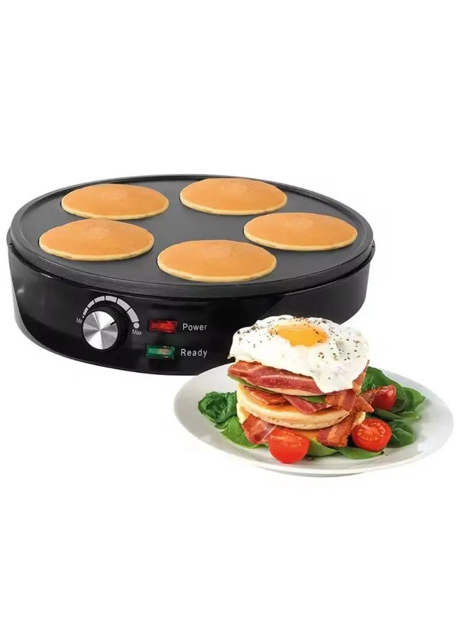 JEC Non-Stick Pan for Dosa, Pancake, Flatbreads, Crepe Maker Multi-Purpose Skillet for Grilling & Cooking, Easy Clean, Even Heat Distribution, Perfect for Breakfast & Snack 1000W - Image 3