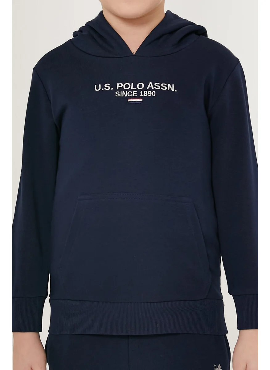 U.S. Polo Assn. BASE. Polo Assn. Beautiful Claret Red Boy's Tracksuit Set