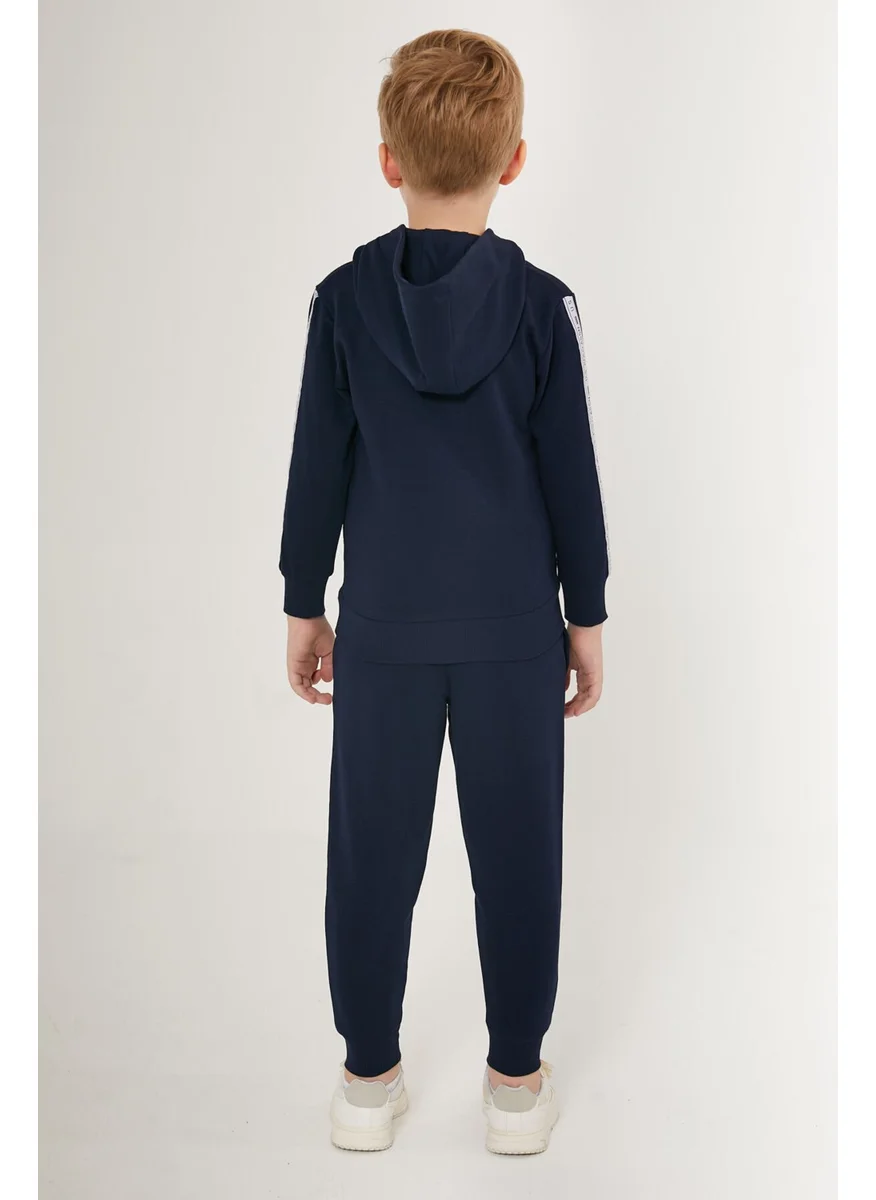 U.S. Polo Assn. BASE. Polo Assn. Beautiful Claret Red Boy's Tracksuit Set