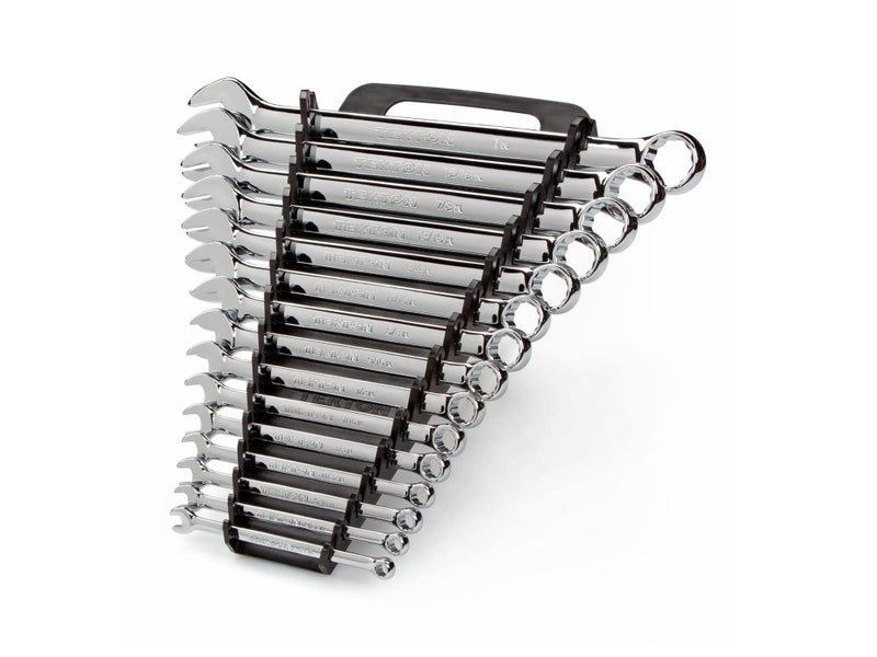 TEKTON Combination Wrench Set, 15-Piece (1/4-1 in.) - Holder | 18772 - Image 2