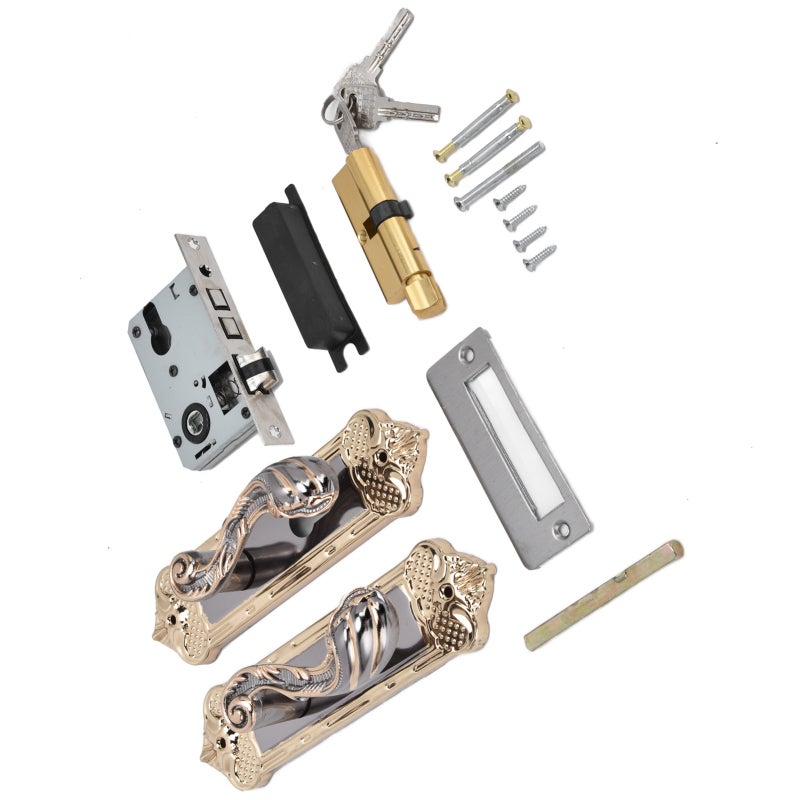 Silent Door Lock: Mute Lock Bearing Design - Reversible Lever Handle Lock for Bedroom, Residential Commercial Interior Exterior Doors - Image 5