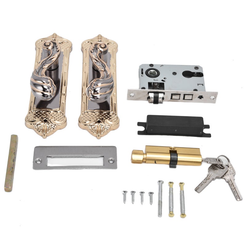 Silent Door Lock: Mute Lock Bearing Design - Reversible Lever Handle Lock for Bedroom, Residential Commercial Interior Exterior Doors - Image 4