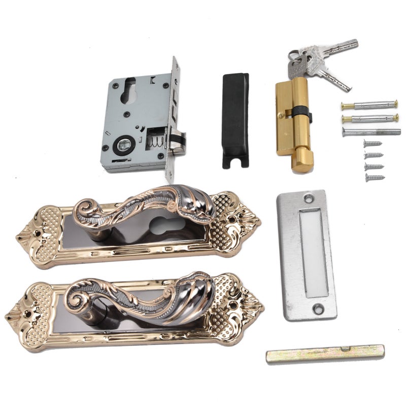 Silent Door Lock: Mute Lock Bearing Design - Reversible Lever Handle Lock for Bedroom, Residential Commercial Interior Exterior Doors - Image 3