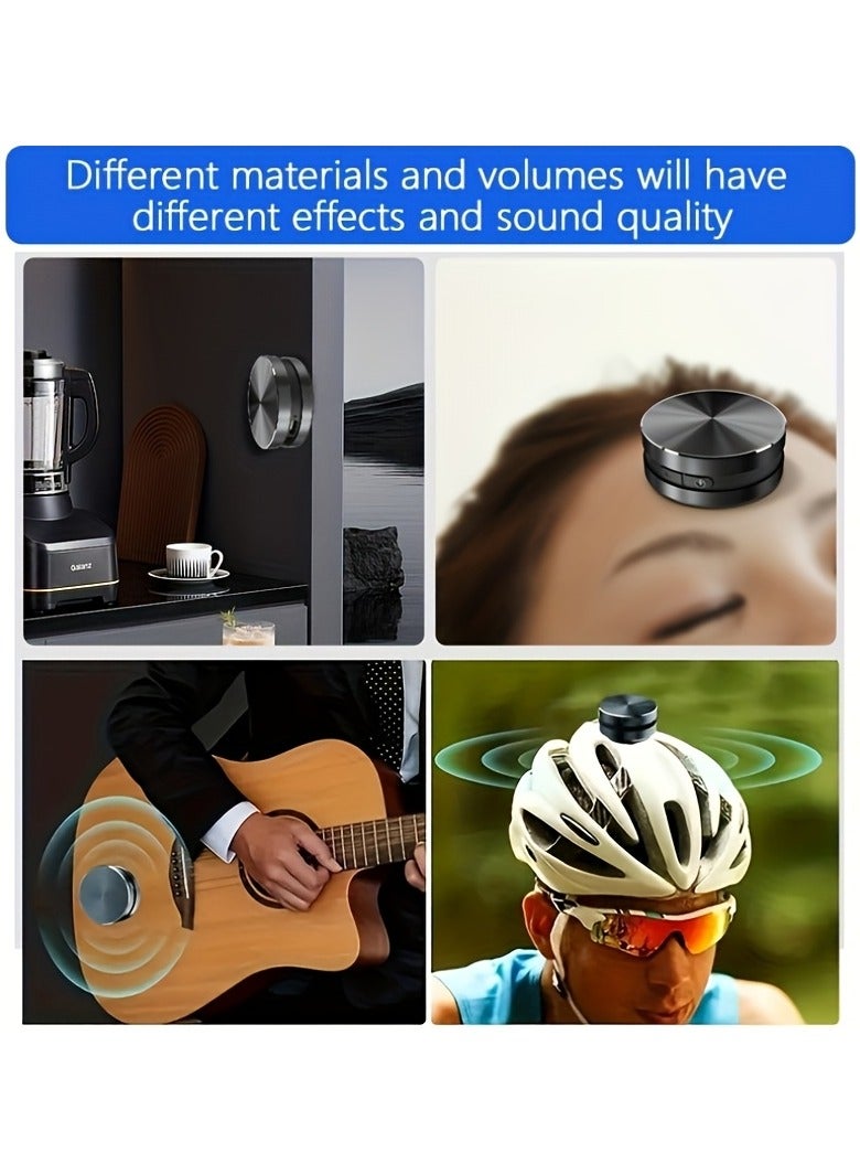 ارواق مكبر صوت محمول يعمل بالتوصيل العظمي، ستيريو صغير لاسلكي مع صوت عالي الدقة، جهير قوي، شحن USB، بطارية ليثيوم بوليمر قابلة لإعادة الشحن، للاستخدام المنزلي، في الهواء الطلق، والحفلات - Image 4