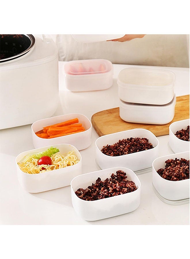 Realfrog Food Grade Freezer Containers with Lids (Set of 8), Small BPA-Free Plastic Food Storage Containers for Meal Prep, Great for Freezing, Storing and Portioning Microwavable  - Image 2