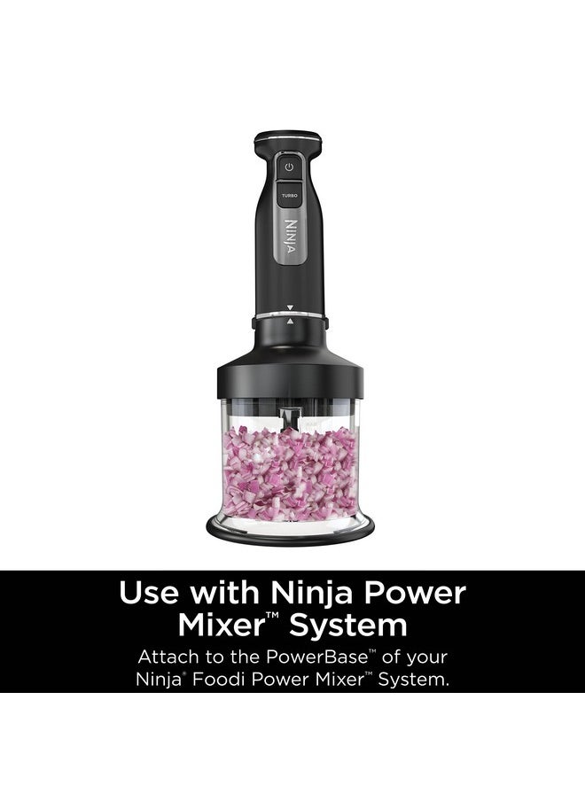 Ninja Ninja XSKKITCHPR Foodi Power Chopper 3-Cup Food Processor Bowl, for Ninja Power Mixer System (CI100 Series), Black  - Image 3