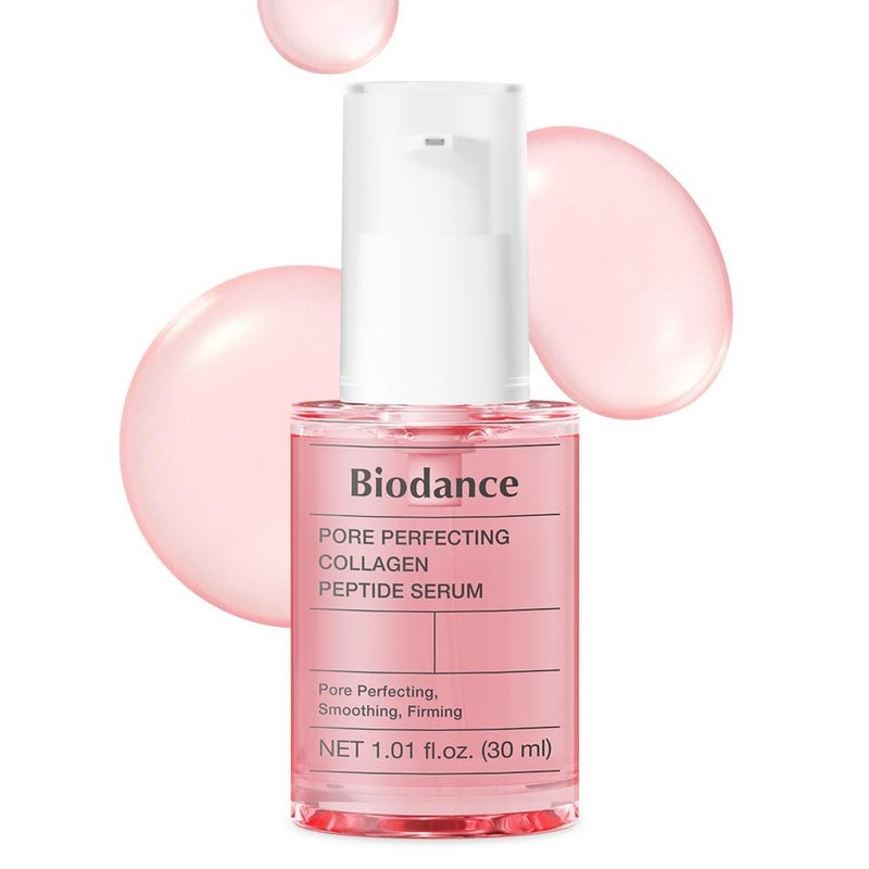 BIODANCE Pore Perfecting Collagen Peptide Serum Skin Firming Radiance Plumping Pore Care Makeup Prep Serum for All Skin Types Korean Skin Care Self Care Gifts for Women 101 floz - Image 3