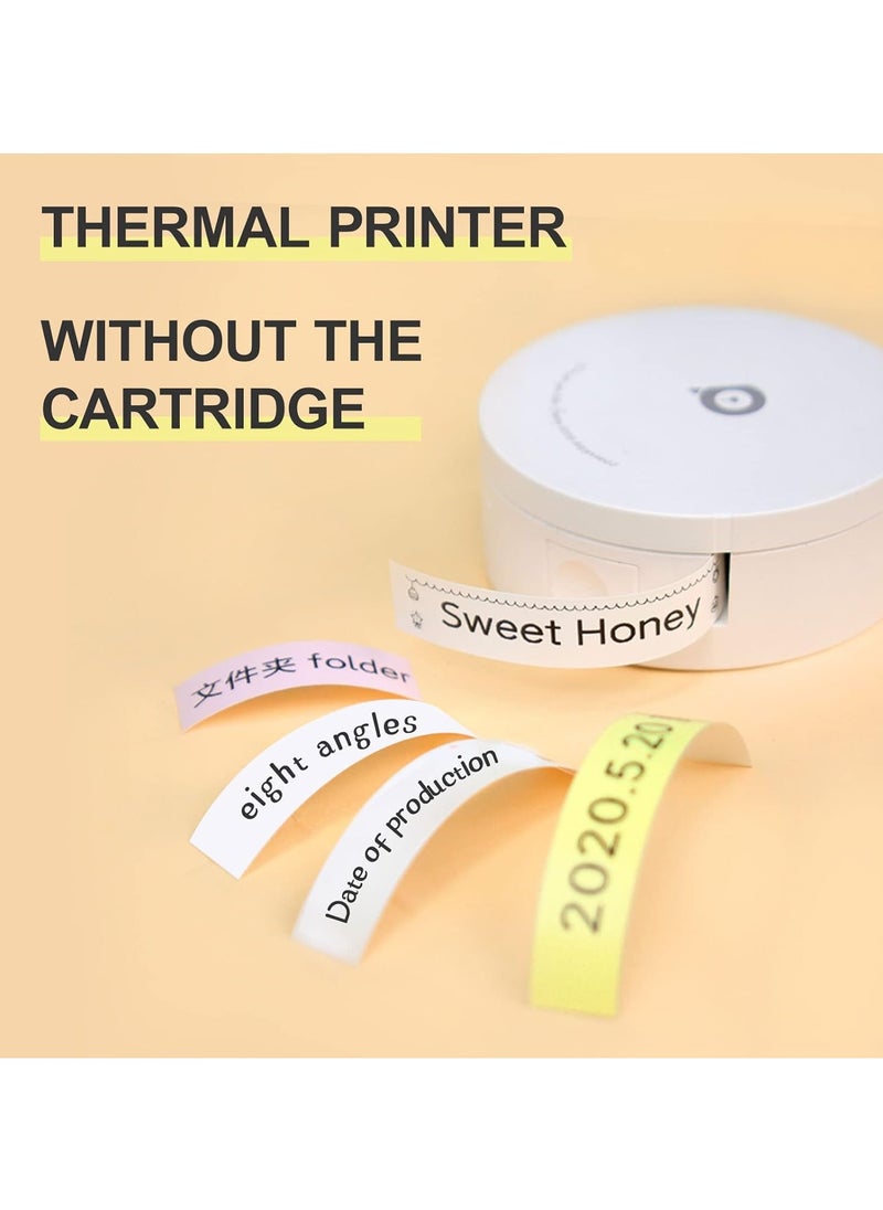 PeriPage PeriPage Thermal Label Tape, Non-Precut Adhesive Labels, Fashion Tape for L1 Labelers, Continuous Label Tape 0.55" X 13.77 ft (14 mm X 4.2 m) for Home, Office, School  - Image 3